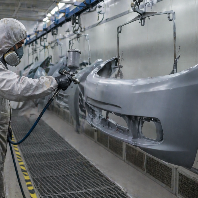 Especialistas en Pintura Líquida Industrial de Alta Gama para Piezas de Plástico