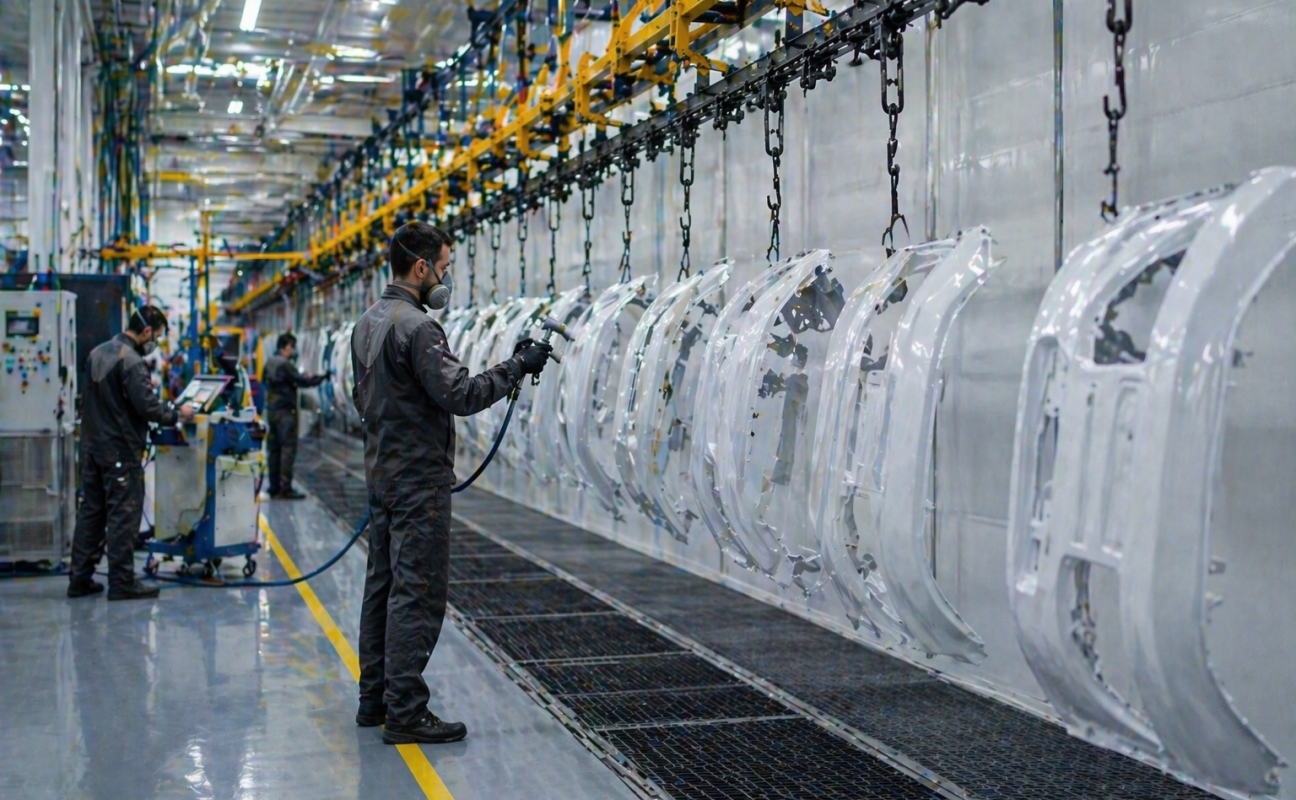 VKS Pintura Líquida · Pintura Líquida Industrial de Alta Gama para Piezas de Plástico en València